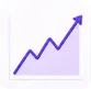 Illustration of a rising bar chart
